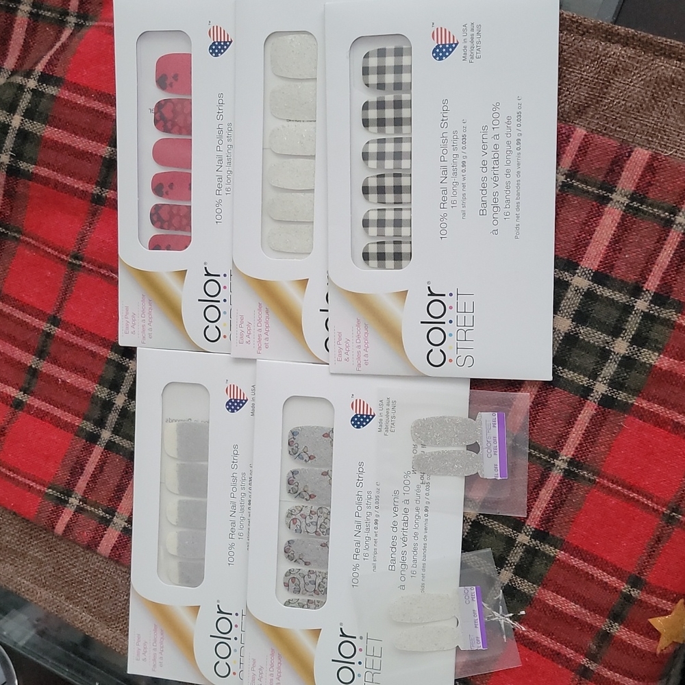 Bundle of 5 Color Street Sets & 2 Twosies